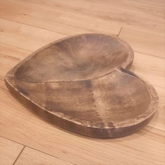 Wooden Heart Plate