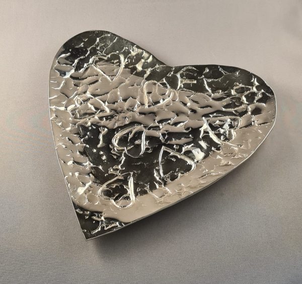 silver heart bowl