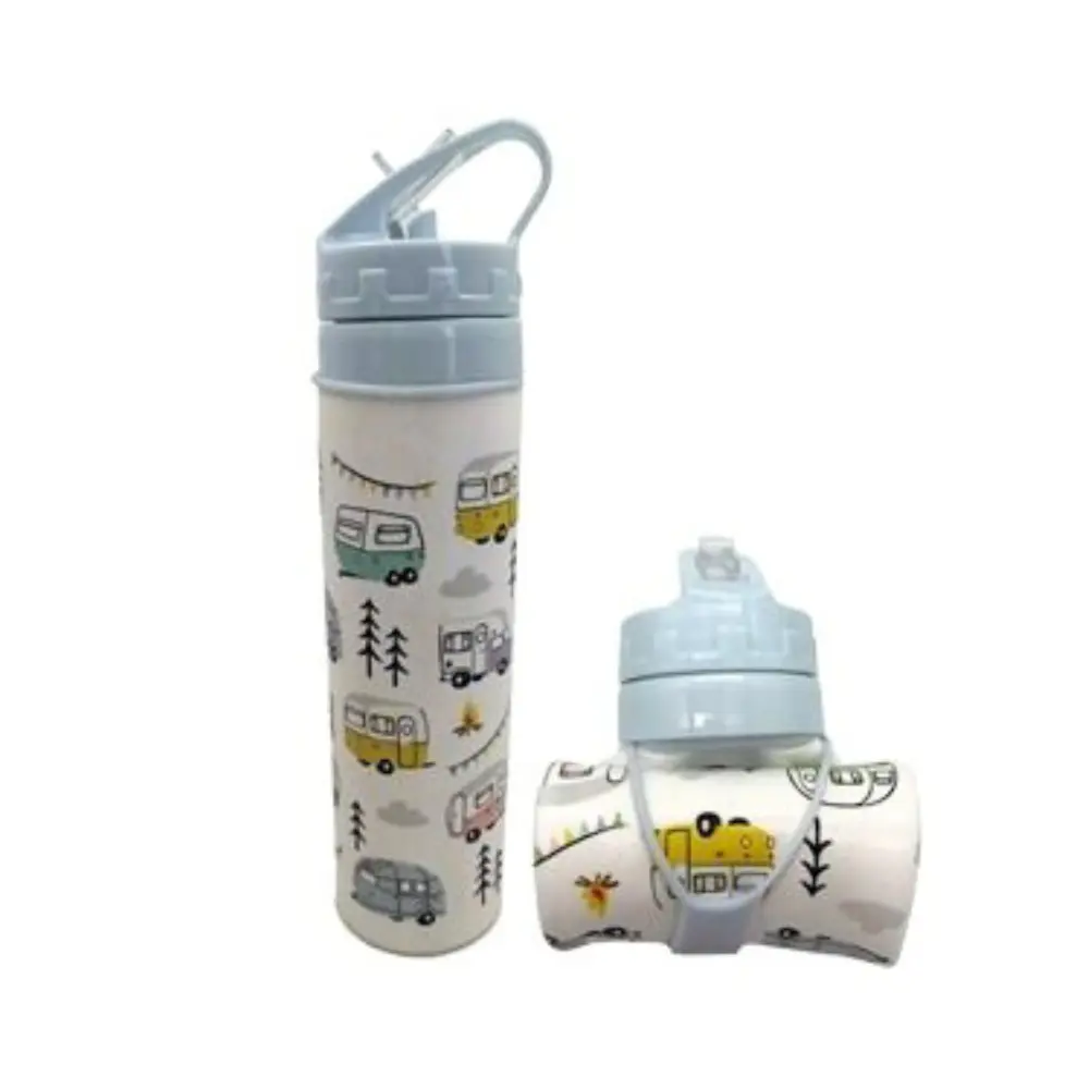 Campervan Foldable Silicone Water Bottle