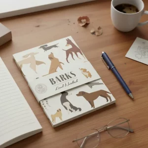 Barks Dog Recycled Paper A5 Lined Notebook