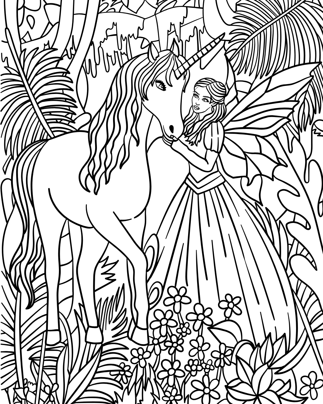 Unicorn Colouring Pages Cherry Boutique Gifts Unicorn colouring pages cherry boutique gifts
