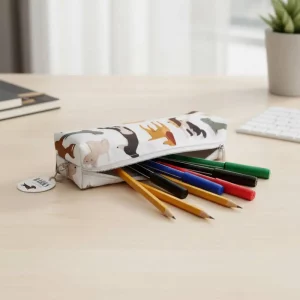 Barks Dog pencil case with zip closure