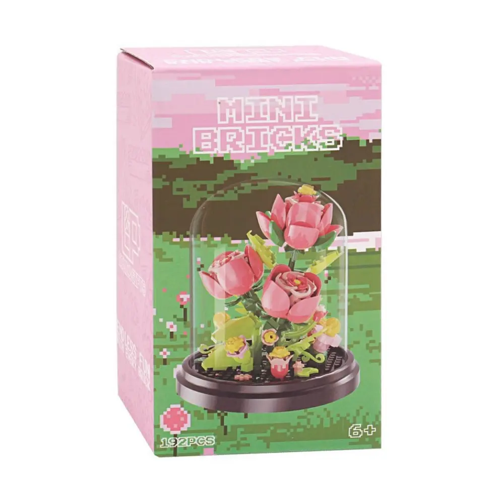Pink rose mini brick dome kit