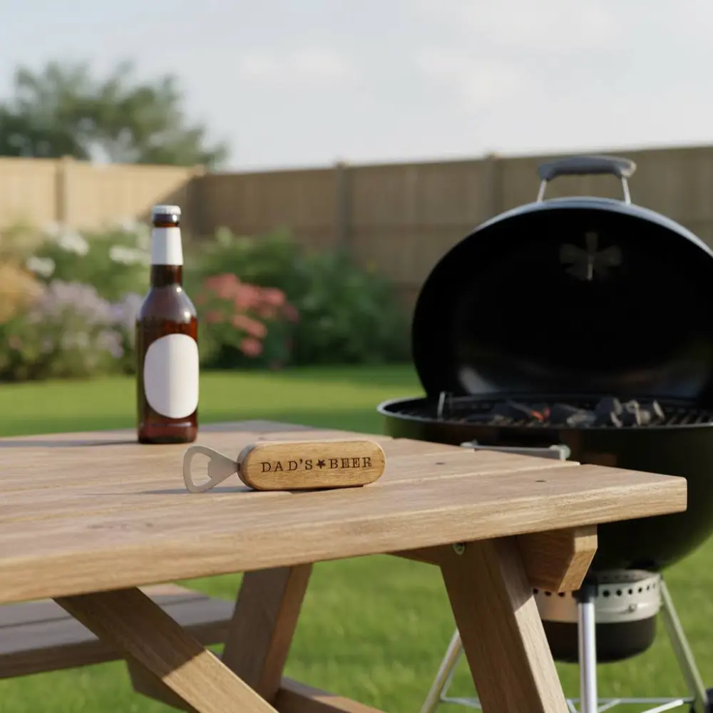 Dad’s Beer Wooden Bottle Opener