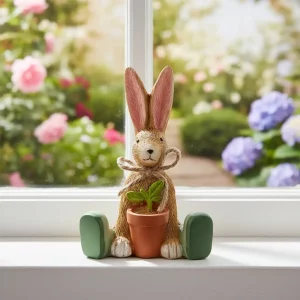 Jasper rabbit house plant decoration 12cm